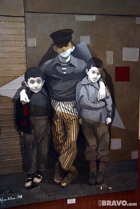 Օվսաննա Շեկոյանի “Երեք ընկեր” գեղանկարը “Վահան Թեքեյան” ամենամյա ցուցահանդեսին
