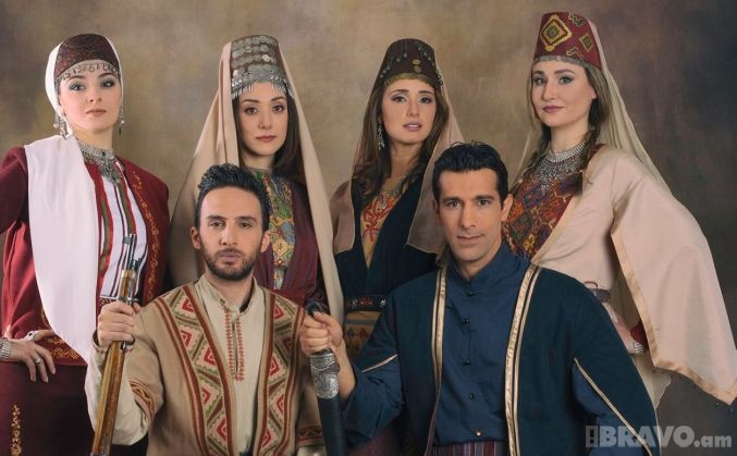 “Genealogy” խմբի անդամները` հայկական տարազներով