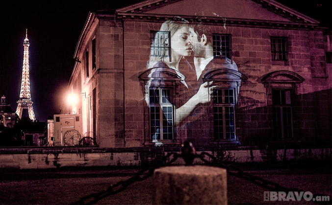 Համբուրվող զույգեր` Փարիզի փողոցներում